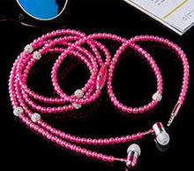 Load image into Gallery viewer, Necklace Earphone In-Ear Pink