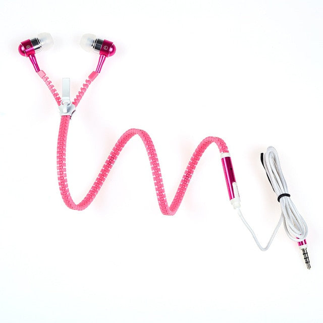 1pcs Fashion Glow In The Dark Metal Earphones
