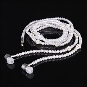 Necklace Earphone In-Ear Pink